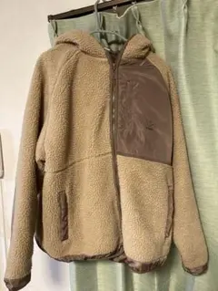 Mark Gonzales フリースジャケット ベージュ・ブラウン
