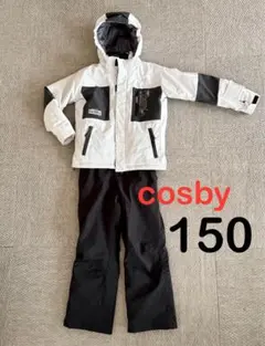 cosby スキーウェア 150サイズ ホワイト✖️ブラック 男の子