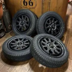 155/65R14⭐️AT4⭐️マットブラック⭐️YOKOHAMA⭐️A/T4⭐️4本のサムネイル