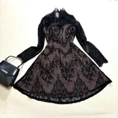 dazzy store フラワーレースAラインミニドレス　フェミニン　地雷系