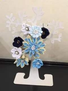 つまみ細工　髪飾り