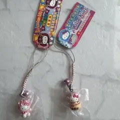 ハローキティ ご当地ストラップ 2個セット