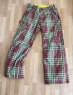 BURTON スノーボードパンツ チェック柄