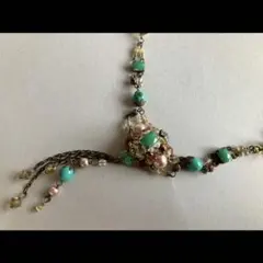 ネックレス アクセサリー ターコイズ系 ビーズ