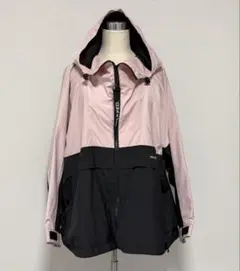 MILKFED. フード付きジャケット ピンク/ブラック　S