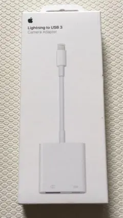 純正LightningtoUSB3 CameraAdapter(取扱説明書付き)のサムネイル