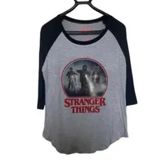 Stranger Things ラグラン Tシャツ Lサイズ　公式　グランジのサムネイル