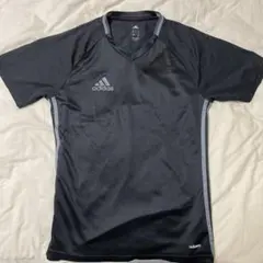 adidas climacool ブラック Vネックシャツ
