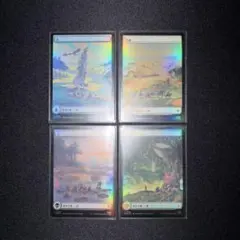MTGホビットコレブー 土地 日本語版 Foil 4枚セット