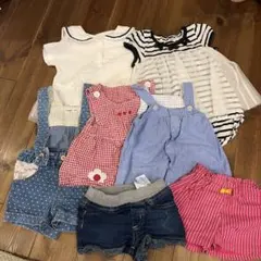 女の子　夏服　80㎝ 7点まとめ売り