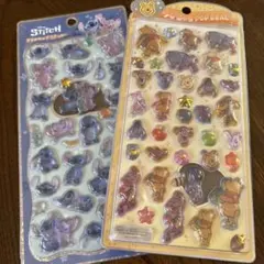 正規品　ディズニー　うるちゅる　プチドロ　スティッチ　プーさん　2枚セット