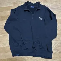 newyork burst ジップ付き黒トレーナー