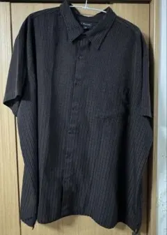 古着 チェックシャツ 茶色 b-boy 4XLのサムネイル