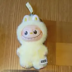 イニシャルF ラブブ THE MONSTERS ぬいぐるみ マスコット イエロー