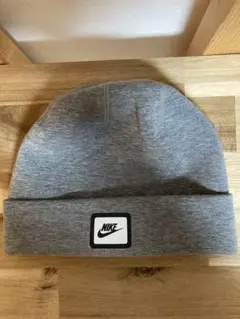 NIKEニット帽　 グレー 美品