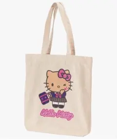 新品　日焼けキティ　キャンバストートバッグ