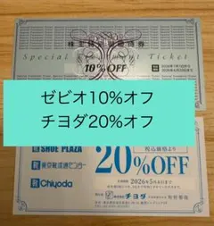 チヨダ&ゼビオ　株主優待券セット