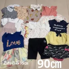 ベビー服 半袖Ｔシャツ　ズボン　90㎝　95㎝