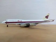 航空機モデル タイ航空 ボーイング747-400 1/500