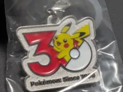 ポケモン 30周年 メタルチャームマスコット ピカチュウ 限定 レア