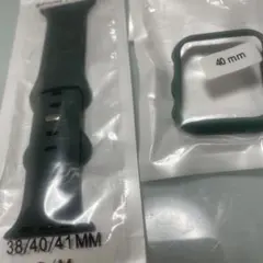 セットk Apple Watch バンド ダークグリーン 40mm