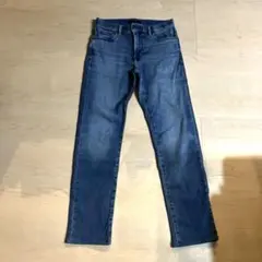 UNIQLO JEANS ブルーストレートジーンズ 71㌢ 28 ヒートテック