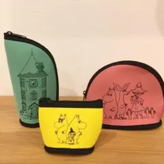 【最終値下げ】ムーミンの自立するポーチ3点セット