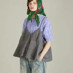 【crinklecrinklecrinkle】wool mix cami