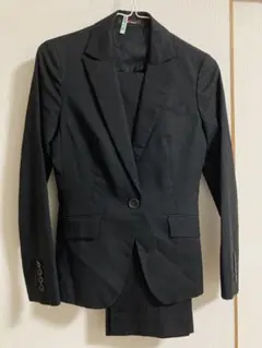 ブラック ストライプ ビジネススーツ 上下