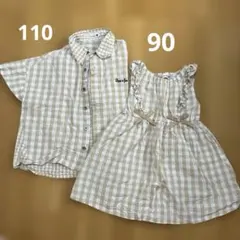 branches 110 90 おそろい ワンピース シャツ