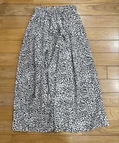 イング　INGNI ヒョウ柄　ロングスカート　ギャザースカート　マキシスカート
