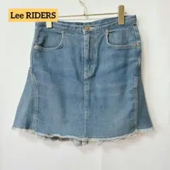 Lee RIDERS リー＊デニムスカート 無地 ライトブルー M