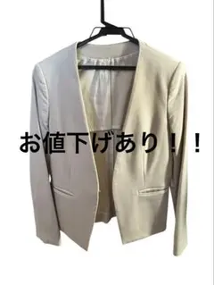 INED ベージュ テーラードジャケット