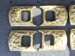 真鍮・金メッキ　【神輿部品】角金物