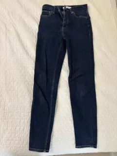 MOUSSY ダークブルー スキニージーンズ