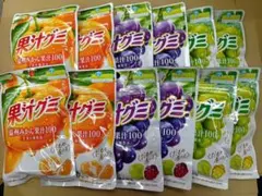 明治　果汁グミ５４ｇ　３種類合計１２袋