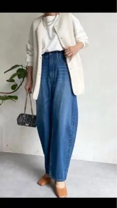 DouDou カーブデニムパンツ PSのサムネイル
