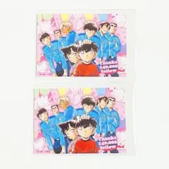 青山剛昌ふるさと館　カード　警察学校組　松田陣平　毛利蘭　工藤新一