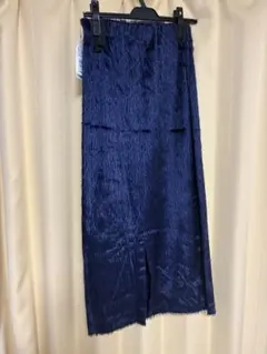 【新品】ラディエイトネイビー ファー風タイトスカート ヤマダヤ　福袋
