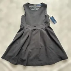 美品　CHOPINdeux ショパンドゥ　黒ジャンバースカート130