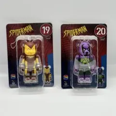 Happyくじ　スパイダーマン　ベアブリック賞　19 & 20