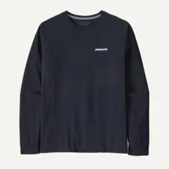 patagonia ロングスリーブ・P-6ロゴ・レスポンシビリティー ネイビー