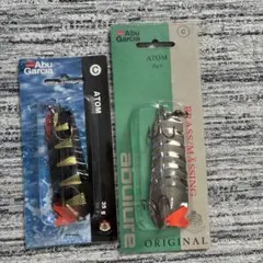 Abu Garcia ATOM 35g 2点セット スプーン サケ アキアジ