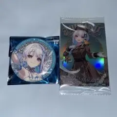 にじさんじ リゼ・ヘルエスタ 8周年缶バッジ ウエハースカード