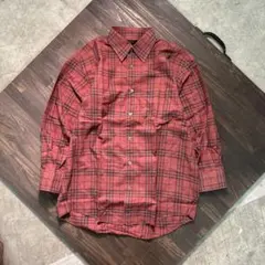 7BS1【BURBERRY LONDON】チェック柄　長袖シャツ　古着used