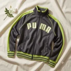 PUMA ラグラン トラックトップ フルジップ スポーツウェア 日本製 Sサイズのサムネイル