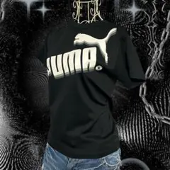 PUMA ピチT 黒 y2k 00’s archiveフェアリーグランジ 平成