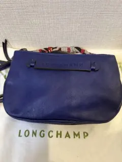 LONGCHAMP レザー ショルダーバッグ