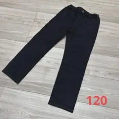 UNIQLO キッズ　男女兼用　ズボン　パンツ　120サイズブラック