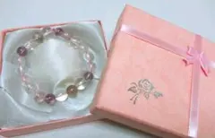 スーパーセブン × アメジスト × 水晶 ブレスレット